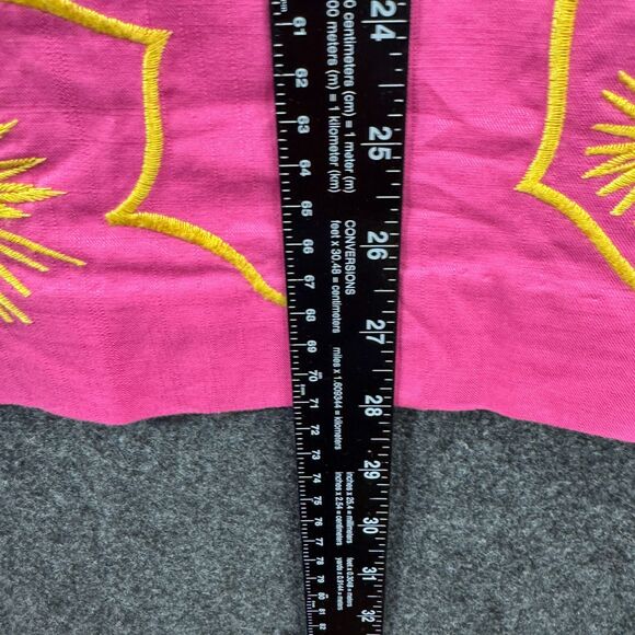 Lilly Pulitzer Bowen Dress Women's 2 Pink Embroidered Strapless Mini A-Line - Picture 4 of 8